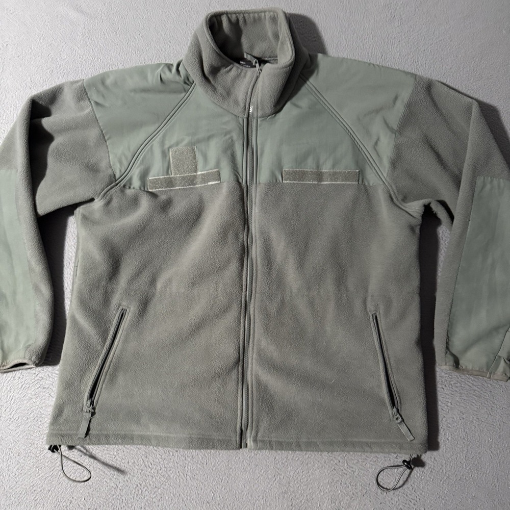 Vintage Rothco US Military Gen III Fleece Jacket Cold‎ Weather Green X-Large